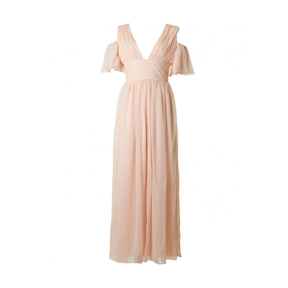 French Connection Pink Opal Maxi Prom Dress - Picture 2 of 8
